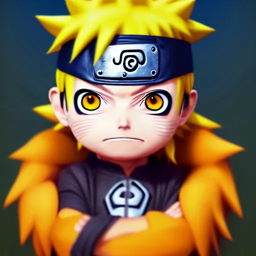 Prompt: an epic chibi comic book style portrait painting of naruto, character design by mark ryden and pixar and hayao miyazaki, unreal 5, daz, hyperrealistic, octane render, cosplay, rpg portrait, dynamic lighting, intricate detail, harvest fall vibrancy, cinematic