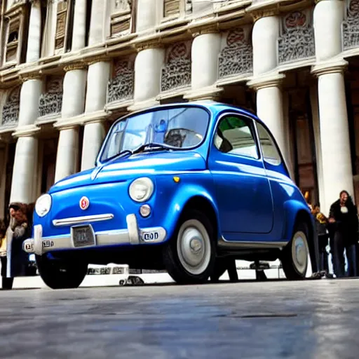 Image similar to fiat 5 0 0, prototype demo at the hall of science