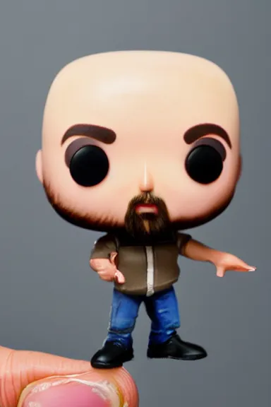 Image similar to “ very very intricate photorealistic photo of a hasan piker funko pop on a white background, award - winning details ”