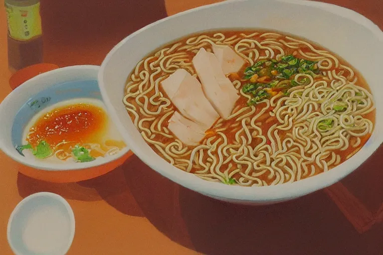 Image similar to eating ramen by uijung kim