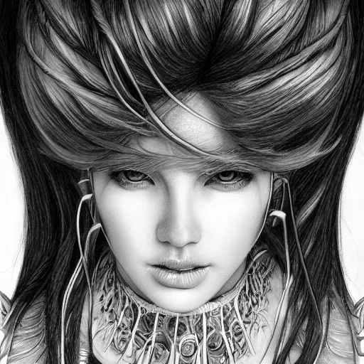 Image similar to a stunning character design by a professional artist, hyper-detailed pencil drawing