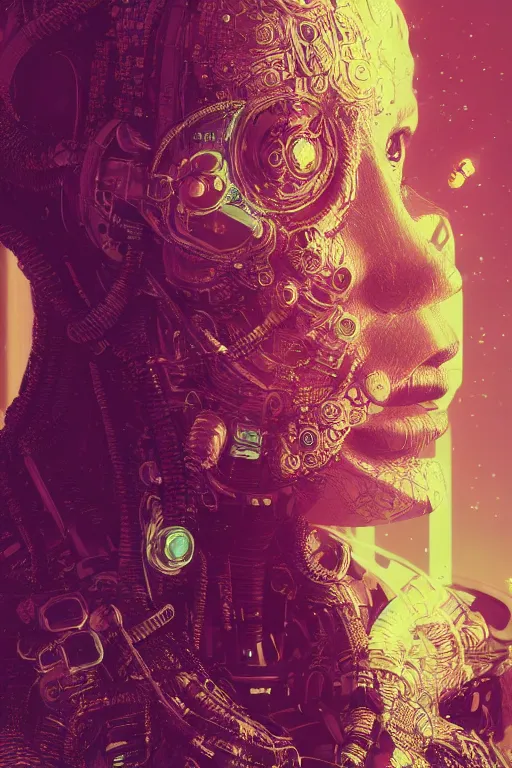 Image similar to hyperrealistic portrait of a woman monster astronaut, full body portrait, well lit, intricate abstract. cyberpunk, intricate artwork, by Tooth Wu, wlop, beeple. octane render,in the style of Jin Kagetsu, James Jean and wlop, highly detailed, sharp focus, intricate concept art, digital painting, ambient lighting, 4k, artstation