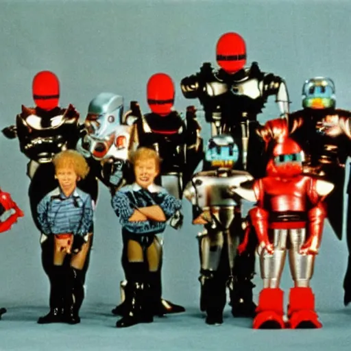 Image similar to kramg robocop, 1 9 8 0 s children's show, detailed facial expressions