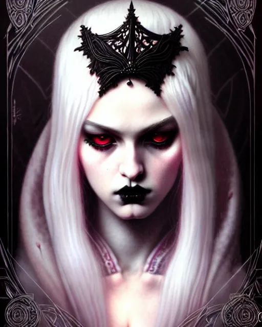 Image similar to lili rochefort, tekken lili as a gothic princess, very intricate ultrafine details, award winning masterpiece, tom bagshaw artstyle