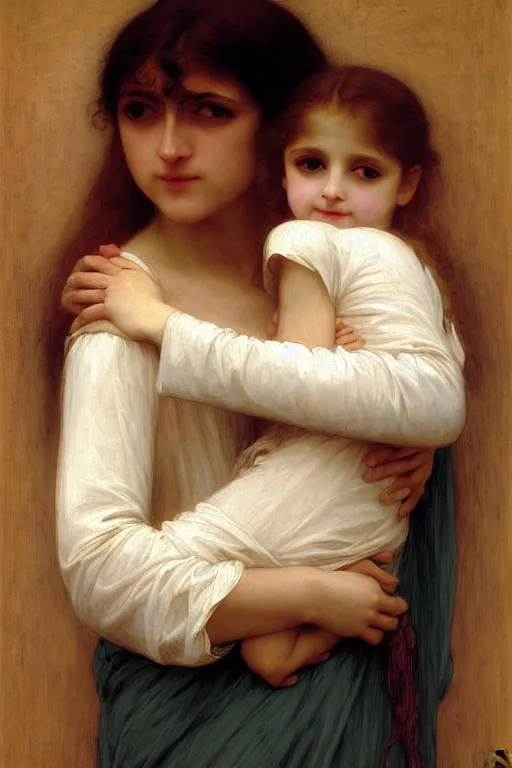 Image similar to mummy, painting by rossetti bouguereau, detailed art, artstation