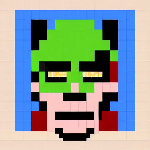 Prompt: Nintendo pixel art of the Joker
