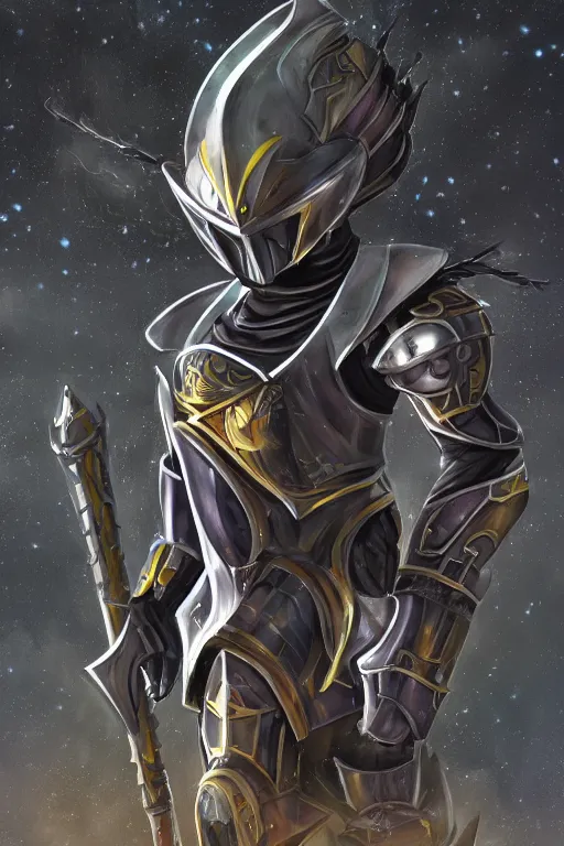 Image similar to helmet armor guardian destiny in witch queen illumination ray tracing hdr fanart arstation by sung choi robot ninja mask and eric pfeiffer and gabriel garza and casper konefal