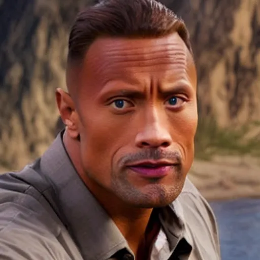 Image similar to A promotional photo of Dwayne Johnson cast as Chandler Bing in Friends; anatomically accurate; photorealistic, ultra high detail, 8k