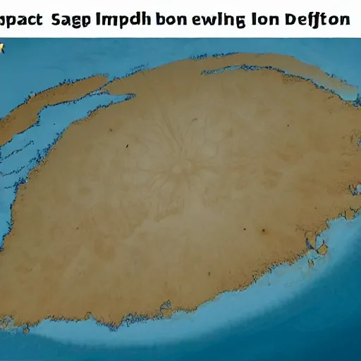 Image similar to the impact of scallop dredging on the seafloor