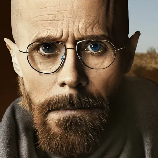 Image similar to Live Action Still of Jared Leto dressed as and playing Walter White in Breaking Bad, real life, hyperrealistic, ultra realistic, realistic, highly detailed, epic, HD quality, 8k resolution, body and headshot, film still