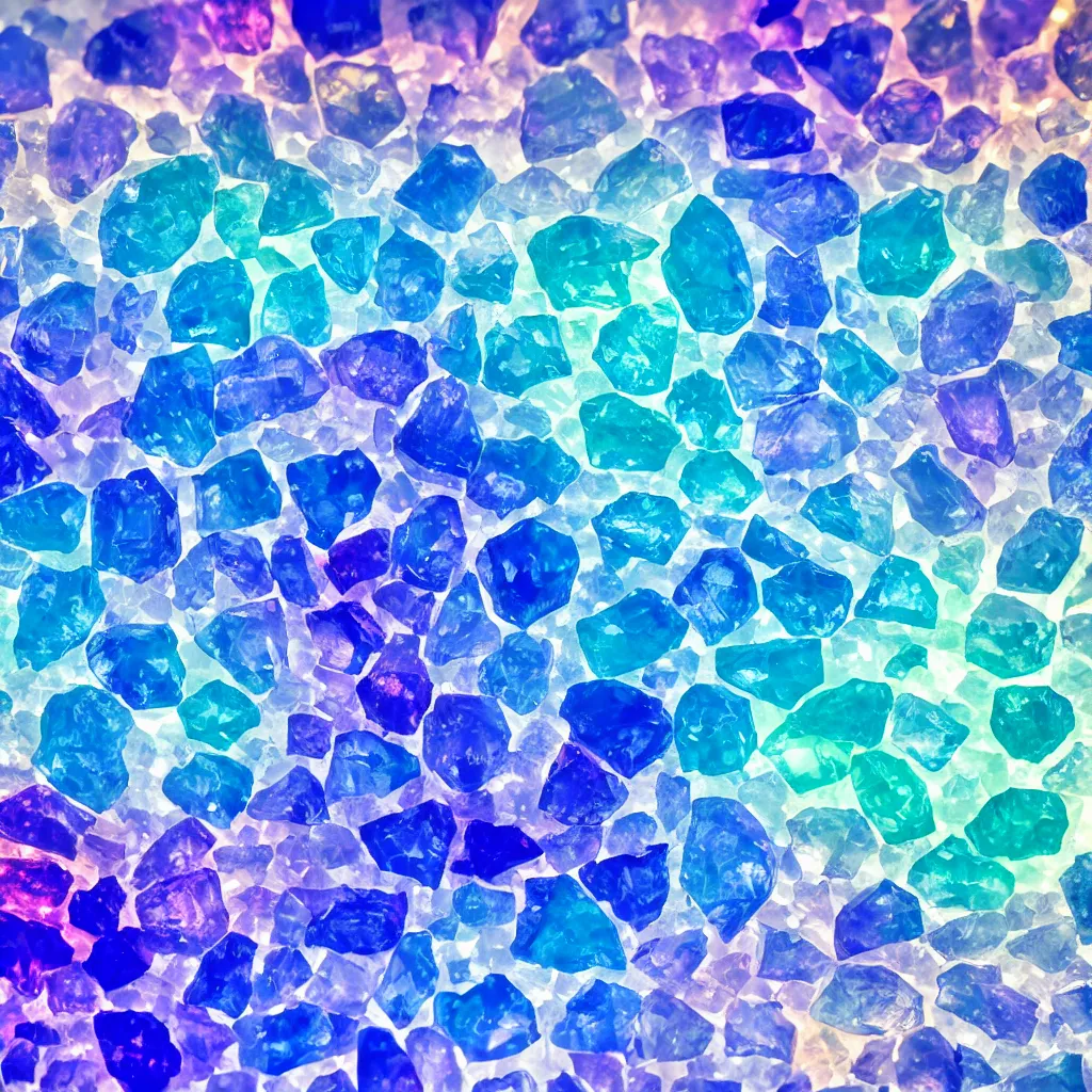 Prompt: photorealistic macro photograph of one single large translucent shining sapphire texture, vivid colors, 4k