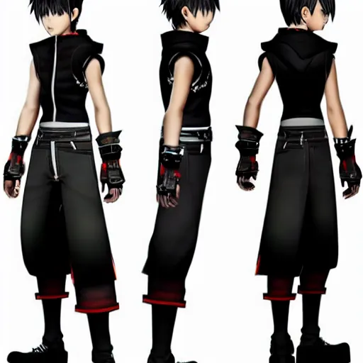 Image similar to a typical tetsuya nomura character design