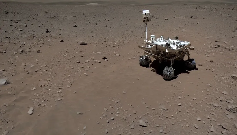 Image similar to nasa rover lands on diaper planet, surface photo