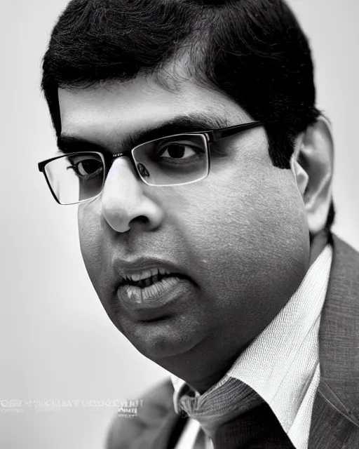 Image similar to A photo of Viswanathan Anand , highly detailed, trending on artstation, bokeh, 90mm, f/1.4