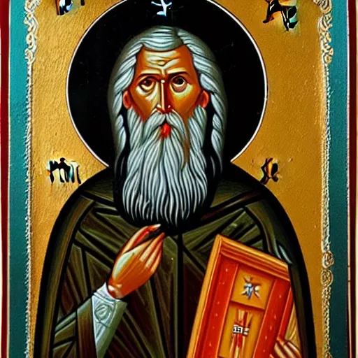 Image similar to Orthodox icon of St. Seraphim of Sarov