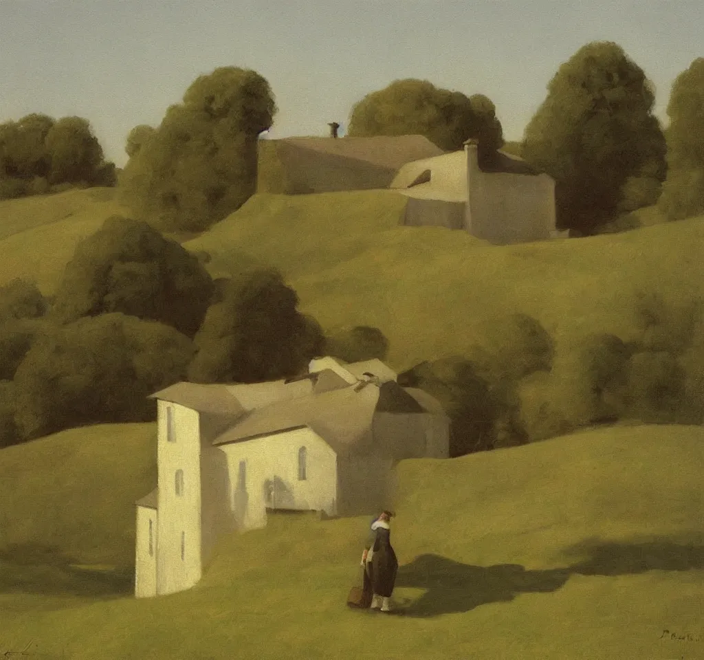 Image similar to a painting by peter ilsted