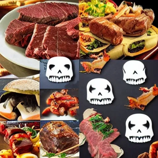 Image similar to 💀👾👻🤠❤🩹❤🔥🏹🥩