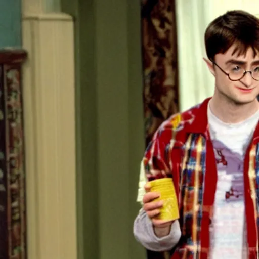 Image similar to film still of Daniel Radcliffe as Will in The Fresh Prince of Bell Air