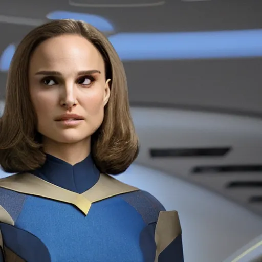 Image similar to Natalie Portman in Star Trek, (EOS 5DS R, ISO100, f/8, 1/125, 84mm, modelsociety,)