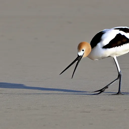 Image similar to pied avocet playing chess