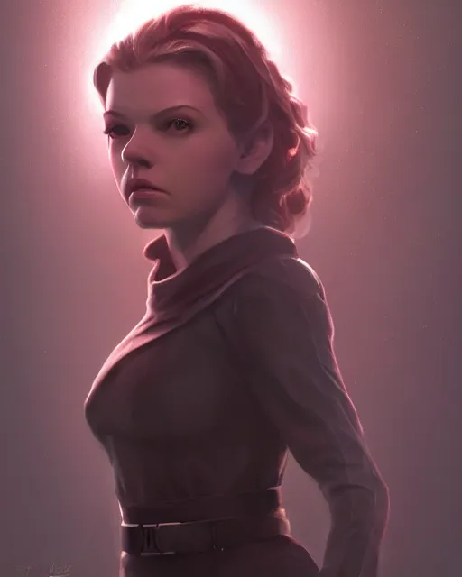 Prompt: half body shot, 1 8 years old dark lord of the sith judy garland, rim light, volumetric lighting, digital painting, artstation, concept art, smooth, sharp focus, illustration, art by arney freytag, glamour pose, greg rutkowski, soft ambient lighting, particle effects