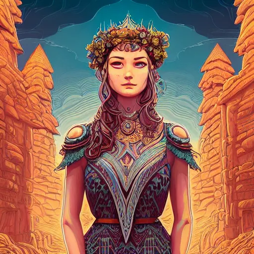 Prompt: ethereal ancient princess in the mountains, extremely detailed, sharp focus, wide view, full body shot, smooth, digital illustration, by lisa perrin!!!!, dan mumford, james jean, by rossdraws, frank franzzeta, sakimichan