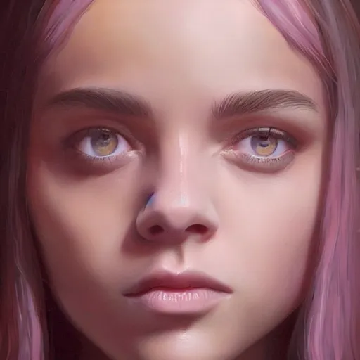 Prompt: black snake moan, pink petals with a a bored hailee steinfeld and christina ricci mixed with mona lisa, intricate, elegant, highly detailed, wonderful eyes, sweet, digital painting, artstation, concept art, smooth, sharp focus, illustration, art by artgerm and greg rutkowski and concept art, rectilinear vaporwave