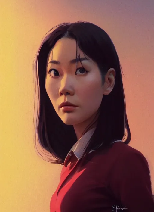 Prompt: a close up portrait film still of a depressed stunning vietnamese actress from a 1 9 7 0 s italian pulp fiction film looking shyly at the camera lense. by stephen bliss, greg rutkowski, loish, rhads, makoto shinkai and lois van baarle, ilya kuvshinov, rossdraws, global illumination, ultra ornate detail