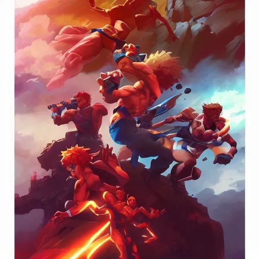 Image similar to hero world thundercats, behance hd by jesper ejsing, by rhads, makoto shinkai and lois van baarle, ilya kuvshinov, rossdraws global illumination