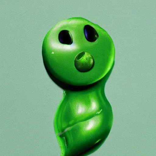 Prompt: full body portrait of green m & m posing seductively, elegant, smooth, sharp focus, hyper detailed