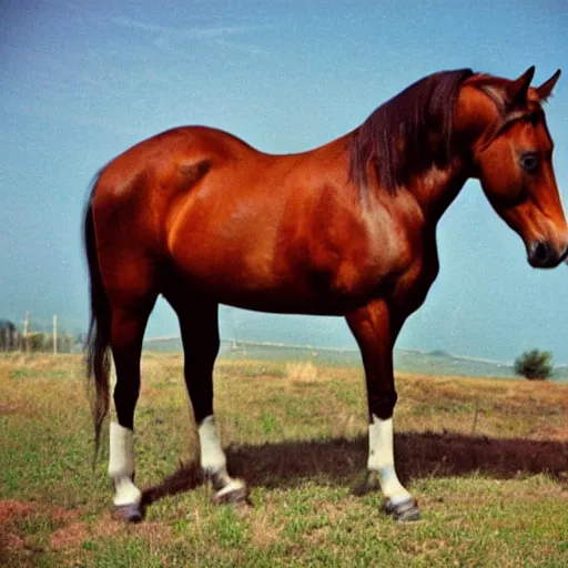 Prompt: A horse without no name