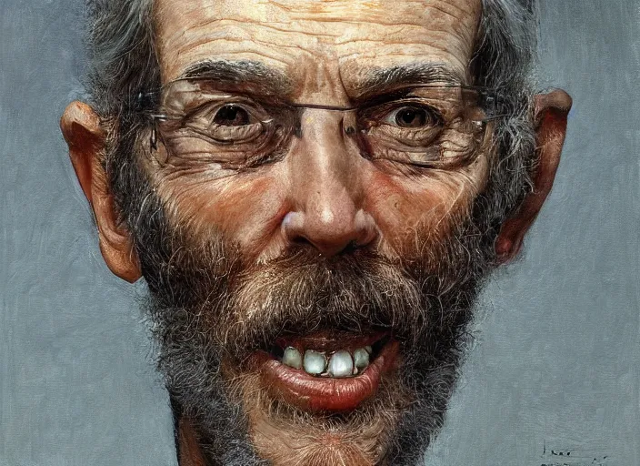 Prompt: a highly detailed ugly portrait of a dentist, james gurney, james jean