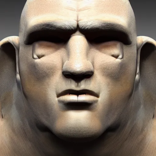 Prompt: Brock Samson, front face, front view, portrait, 4k resolution, 8k resolution, HD Quality, highly detailed, very detailed, detailed, studio quality lighting, digital art, trending on artstation