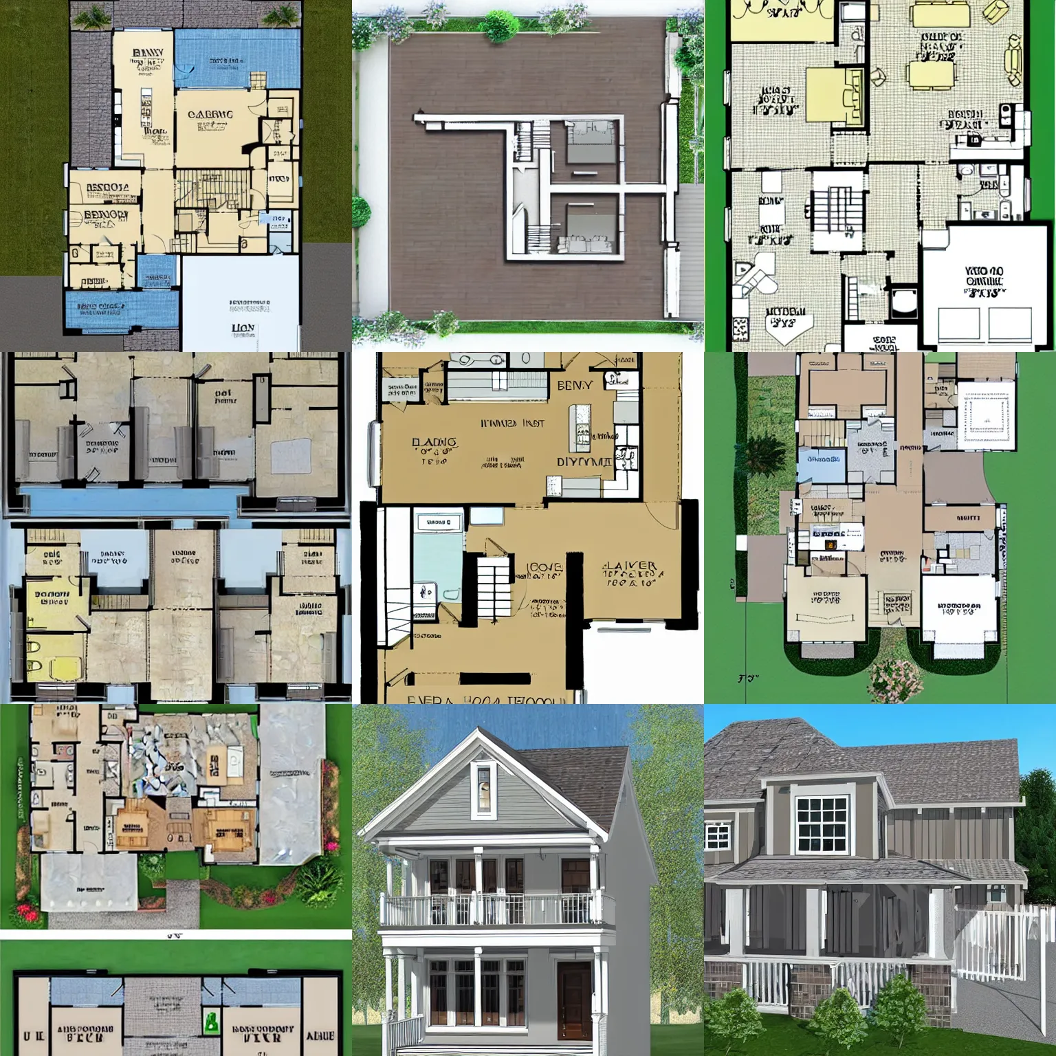 Prompt: a top down floor plan for a 1 story house