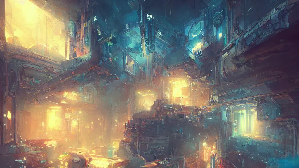Prompt: there is no exit, digital art, illustration, highly detailed, art by finnian macmanus
