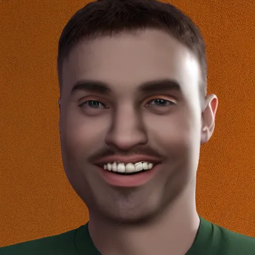 Prompt: Microsoft Sam portrayed as a person, ultrarealistic