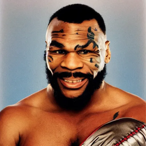Prompt: mr. t mike tyson