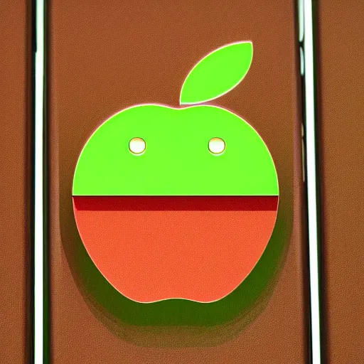 Image similar to android mixed apple logo