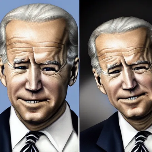 Image similar to joe biden as a world war 2 caricature, artstation