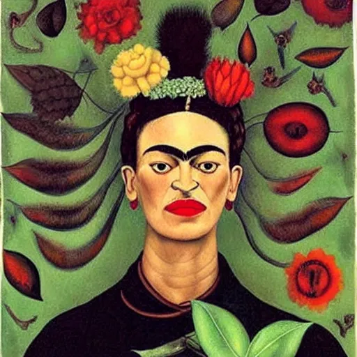 Image similar to !!!pareidolia!!! by Frida Kahlo