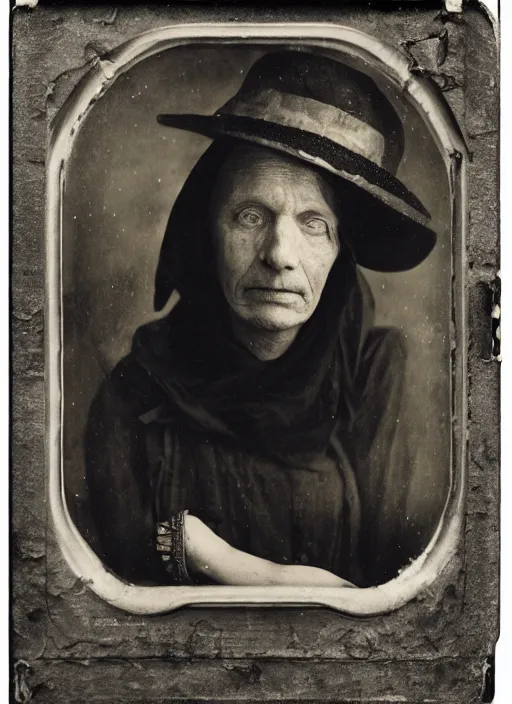 Image similar to old wet plate collodion photography portrait, hyper realistic, elegant, highly detailed, parallax, leica, medium format, by jheronimus bosch and richard avedon