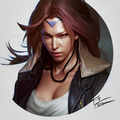 Prompt: felicia hardy as a street fighter character, cg animation, capcom, realistic, character select portrait, by artgerm, greg rutkowski, alphonse mucha, 3 d