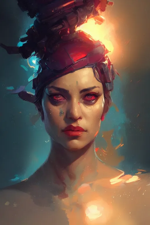 Prompt: epic portrait of jolyne cujoh by greg rutkowski, highly detailed portrait, scifi, digital painting, artstation, concept art, smooth, sharp foccus ilustration, artstation hq