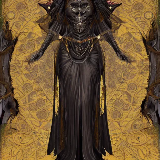 Image similar to mother of dark magic, Goddess of evil, realistic, hyper details, 8k, HD