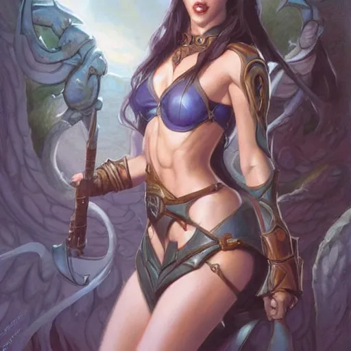 Image similar to caitlyn from league of legends, fantasy art by donato giancola and greg rutkowski, symmetry!!