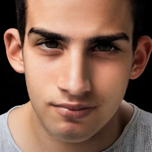 Image similar to young israeli man face portrait, photography