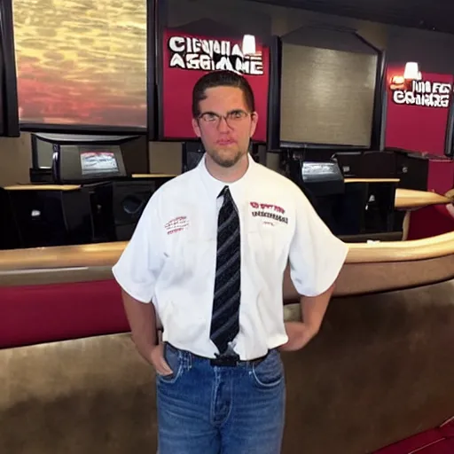 Image similar to a photograph of the average Cinemark Theatres employee