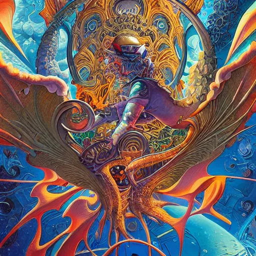 Image similar to art by john stephens, moebius, tristan eaton, andreas rocha, android jones, stephen gammell, rob gonsalves, benoit mandelbrot