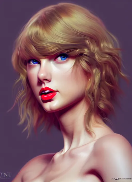 Prompt: 3 / 4 view of a portrait of taylor swift, evangelion, au naturel, hyper detailed, digital art, trending in artstation, cinematic lighting, studio quality, smooth render, frostbite 3 engine rendered, art style by klimt and nixeu and ian sprigger and wlop and krenz cushart