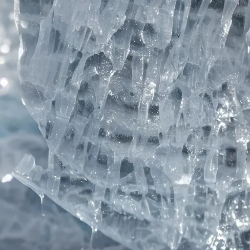 Image similar to see through clear sheet of ice sheet of ice in front of face behind ice 80mm close up